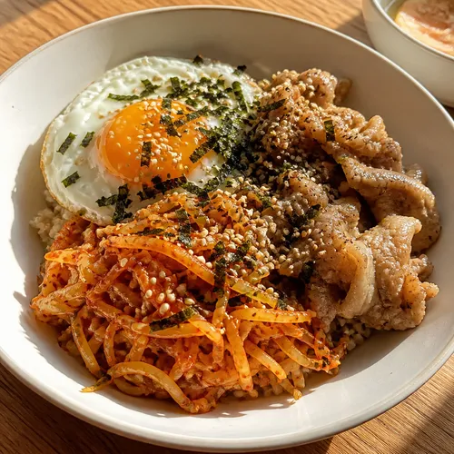 양배추 생채 비빔밥
