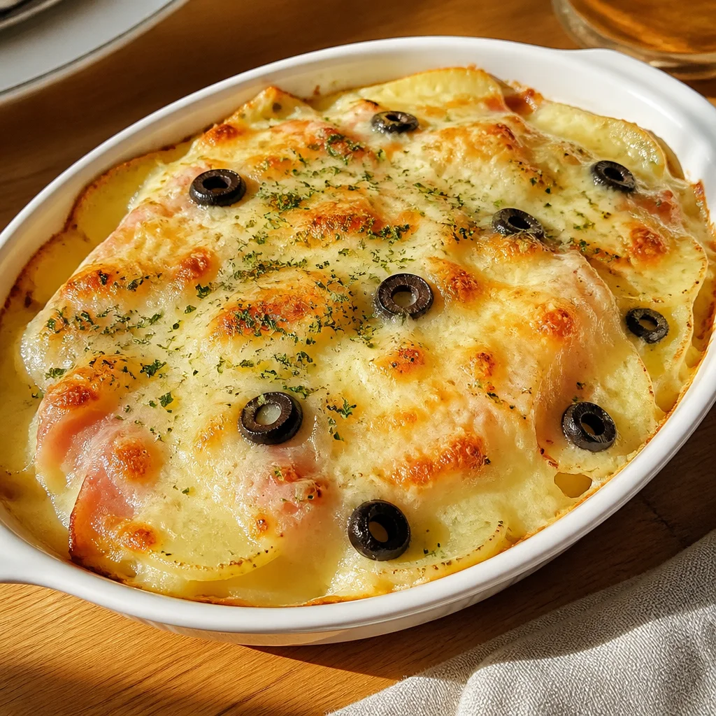 ほくほくもちもち じゃがいもハムチーズグラタン