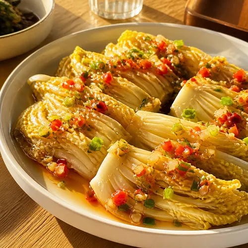 ミニ白菜の蒸し物