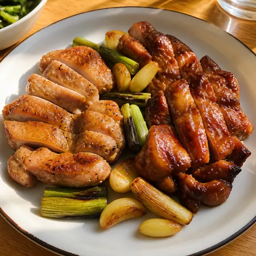 コストコの鶏もも肉塩焼き&照り焼き