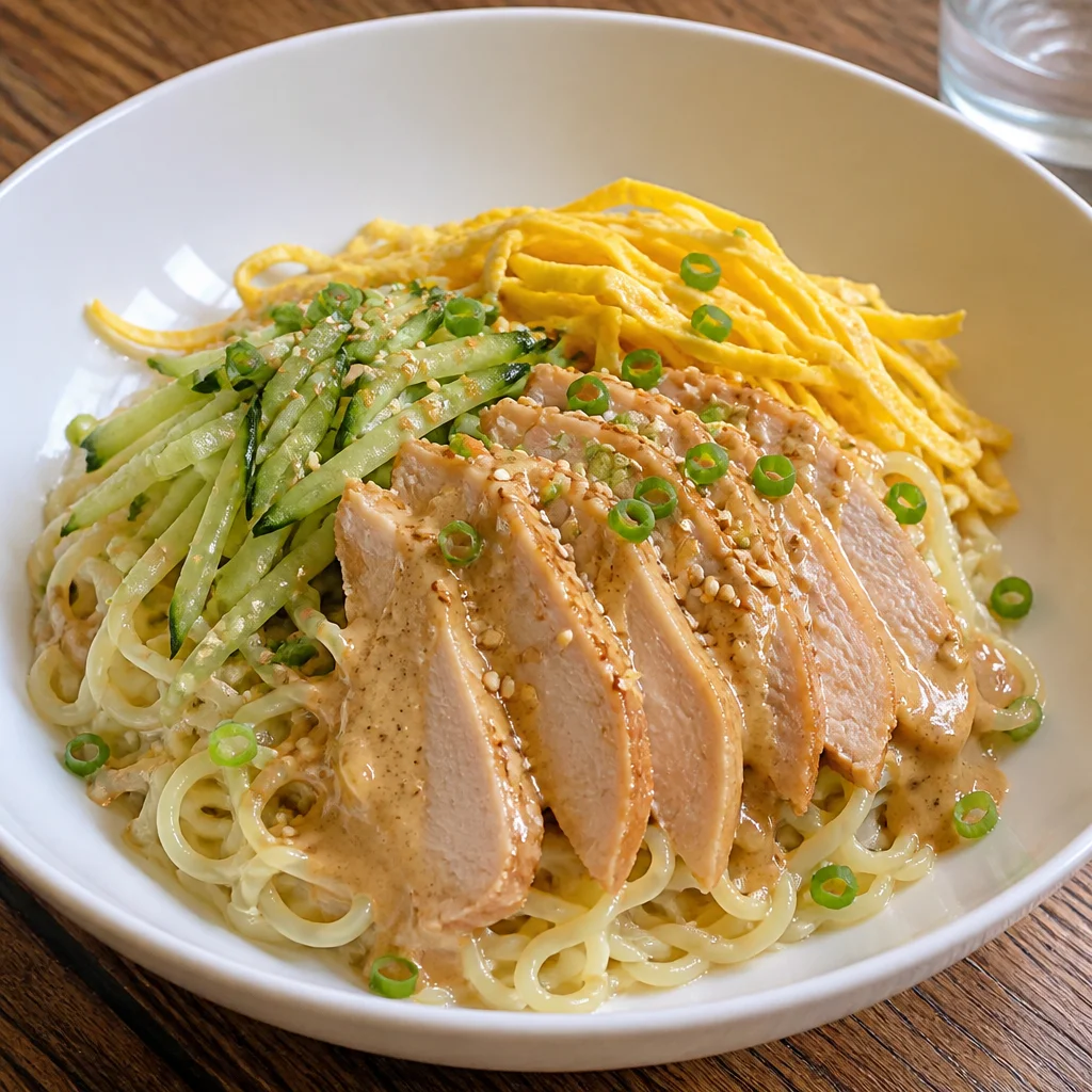 冷やし鶏ごまそば