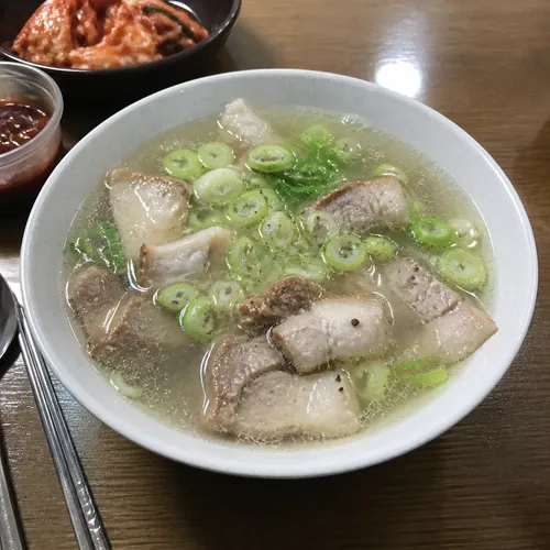 5분 완성 초간단 삼겹살 돼지곰탕