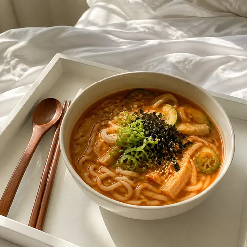 ピリ辛さつま揚げカルグクス