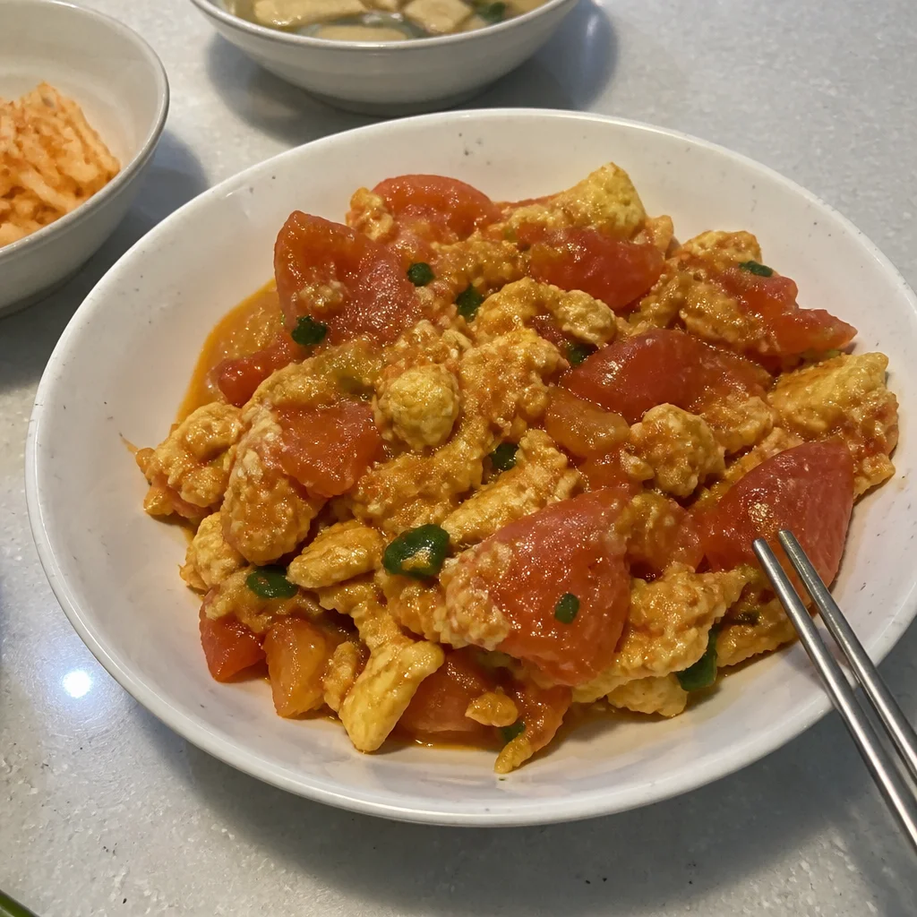 빅마마 이혜정의 토마토 달걀 볶음