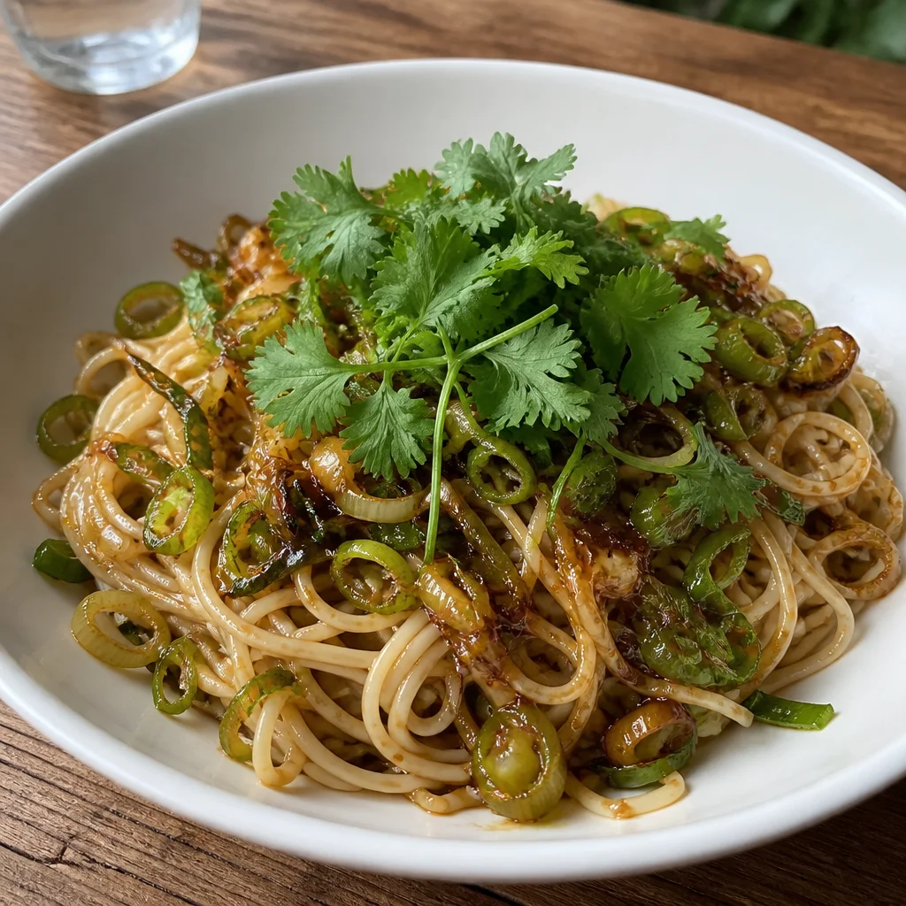 ネギ油ソース麺(チョンユミョン)