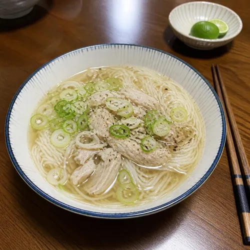 鶏出汁カボス素麺