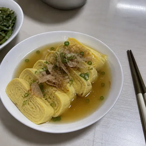 卵焼きとさつま揚げのスープ
