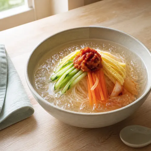 焼肉屋風キムチ冷麺