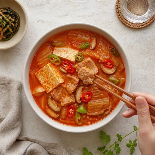 한식일타강사의 얼큰 돼지고기 김치찌개