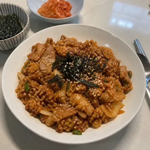 삼겹살 김치볶음밥