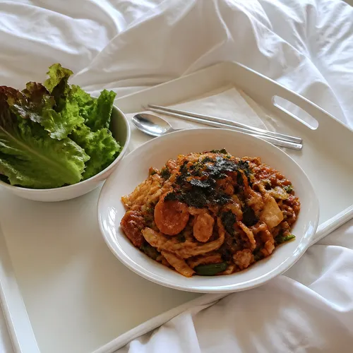 食堂スタイルの超簡単プルコギ風豚肉炒め