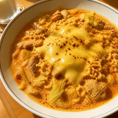 마라 로제 양배추 컵누들