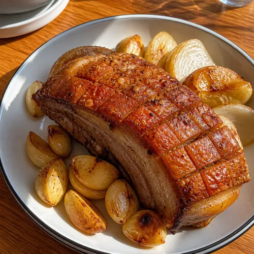 エアフライヤーで外カリ中ジューシー豚バラ肉ブロック