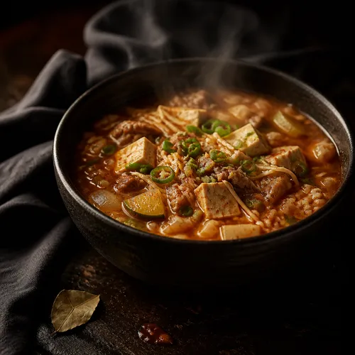 他のおかず不要！牛バラ薄切り肉のテンジャン汁かけご飯
