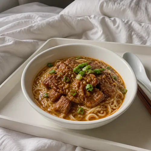 沙嗲牛肉公仔麵