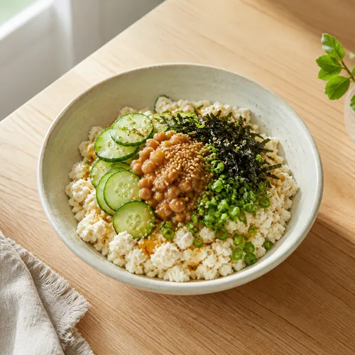 チェ・ファジョンの納豆豆腐ビビンバ