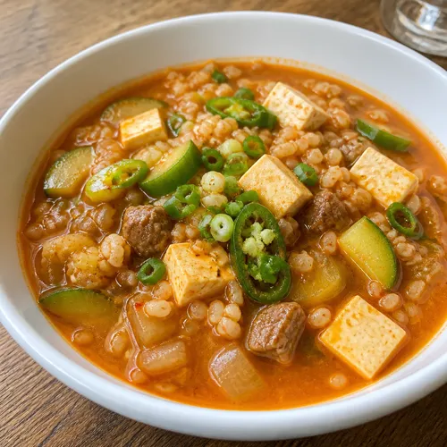 テンジャンスルパプ（韓国味噌のスープご飯）