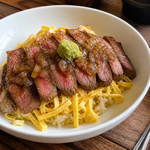 カン・レオシェフの神戸風ステーキ丼