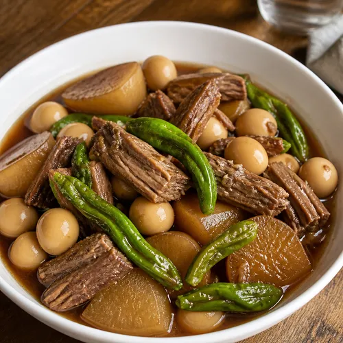 炊飯器で作るとろけるほど柔らかい牛肉のチャンジャン