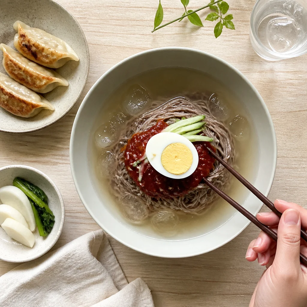 2000ウォンで楽しむ冷麺専門店の味レシピ