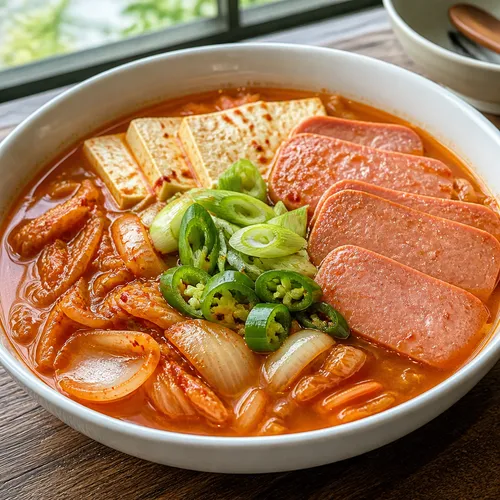 一人用スパムキムチチゲ