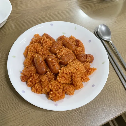 ヤンニョムチキンソースご飯
