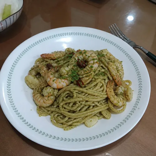バジルペーストパスタ
