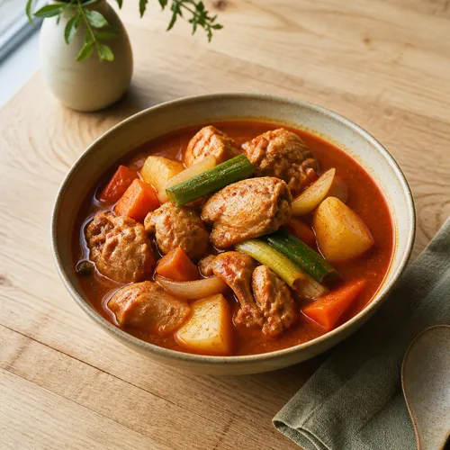 ホン・ジンギョンの砂糖なしすっきり鶏肉炒め煮
