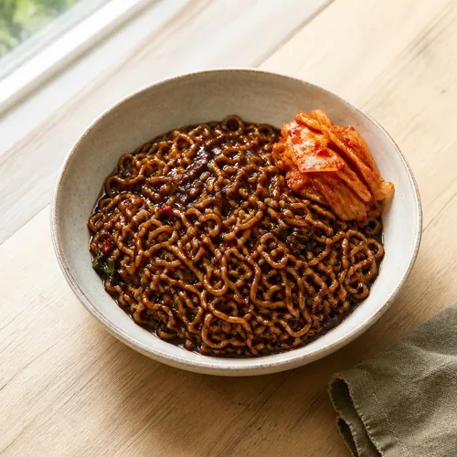 チョン・ホヨンシェフの電子レンジで作るダブルチャジャンミョン