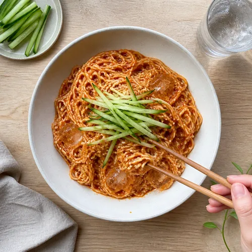 이연복 셰프의 땅콩 버터 비빔국수