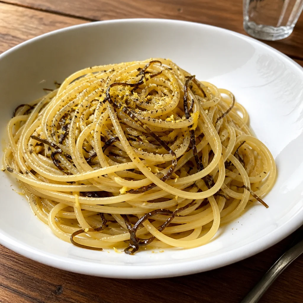 イタリア風シオコンブバターパスタ