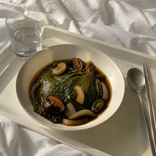 エゴマの葉の醤油漬け