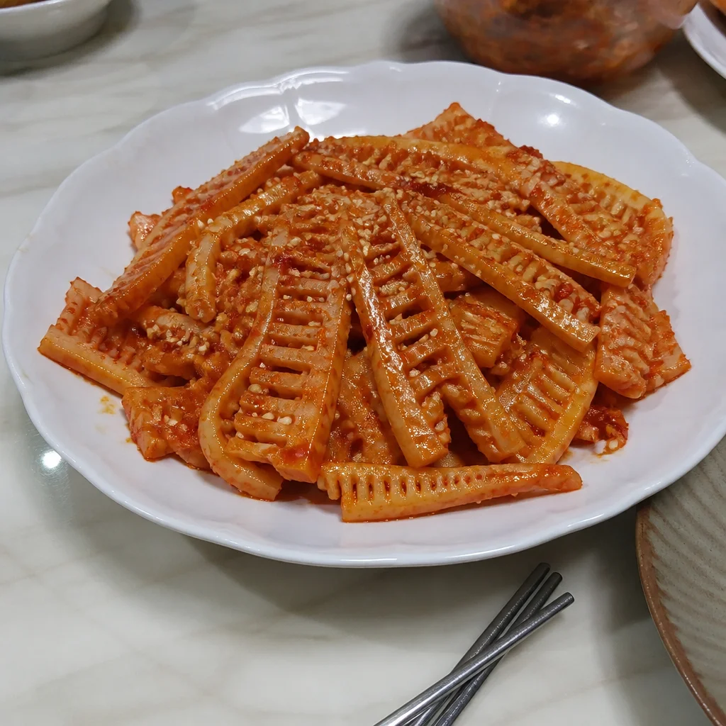 シャキシャキ甘酢っぱいタケノコの和え物
