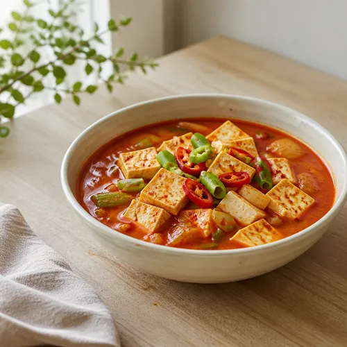 超簡単ピリ辛豆腐チゲ