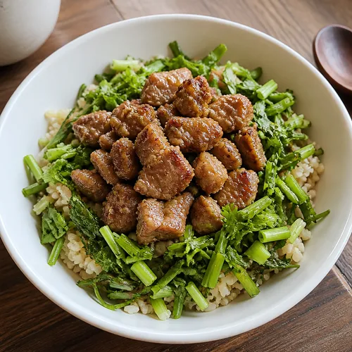 豚肩ロースのテンジャン釜飯