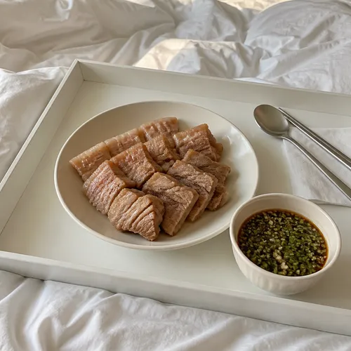イム・ソングンシェフの肉を付けて食べるユクチャンソース