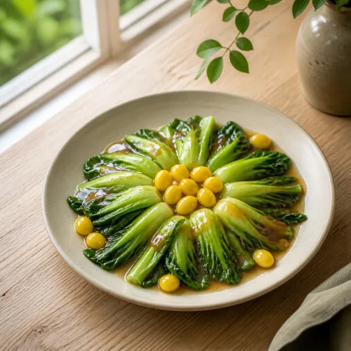 チンゲン菜のオイスターソース炒め