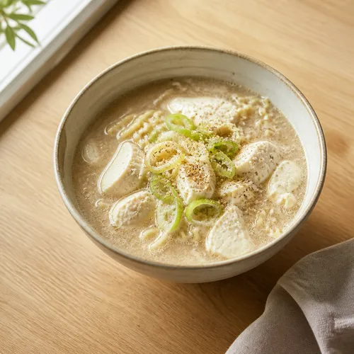 おぼろ豆腐エゴマラーメン