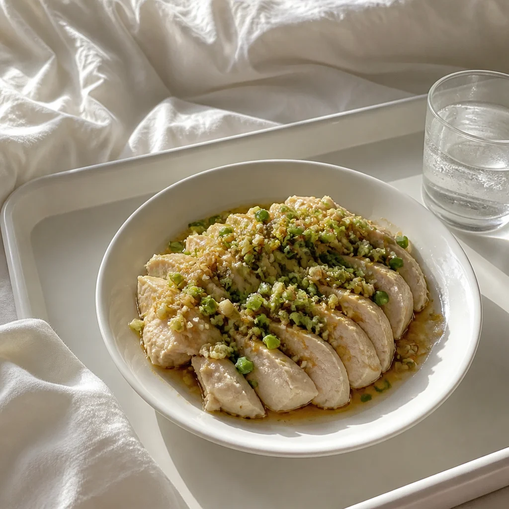 しっとり柔らか!レンジで簡単蒸し鶏