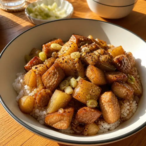 豚肩ロースのっけご飯