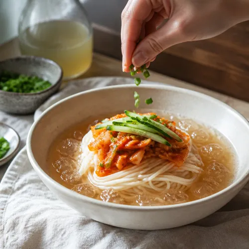 시원한 김치말이국수