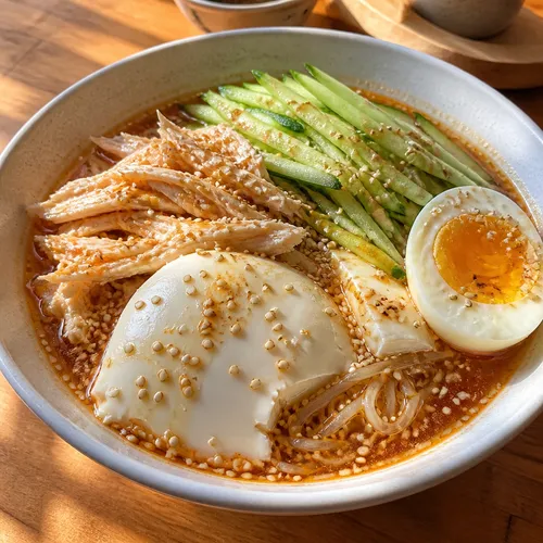 高タンパクダイエットおぼろ豆腐冷麺