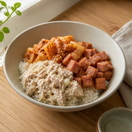ソン・シギョンのツナスパムマヨ丼