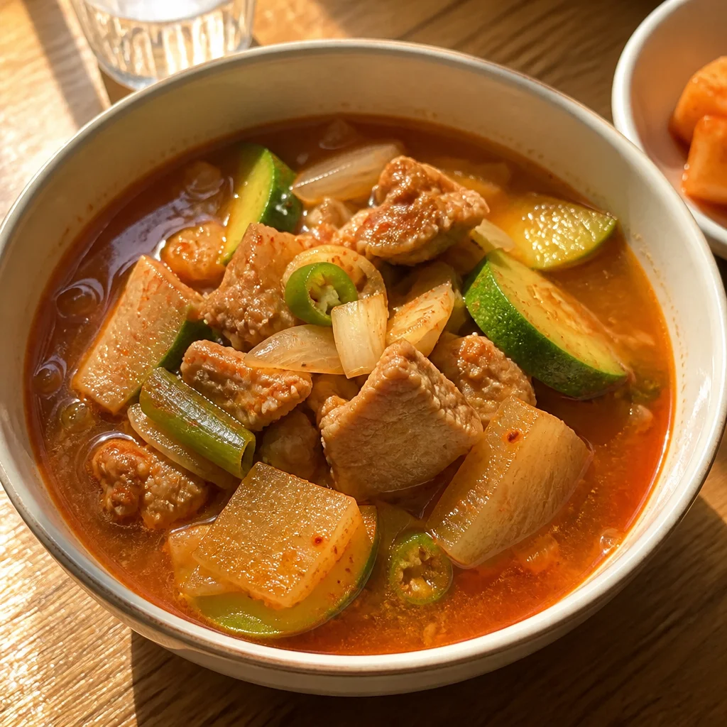 サムギョプ・韓国かぼちゃチゲ