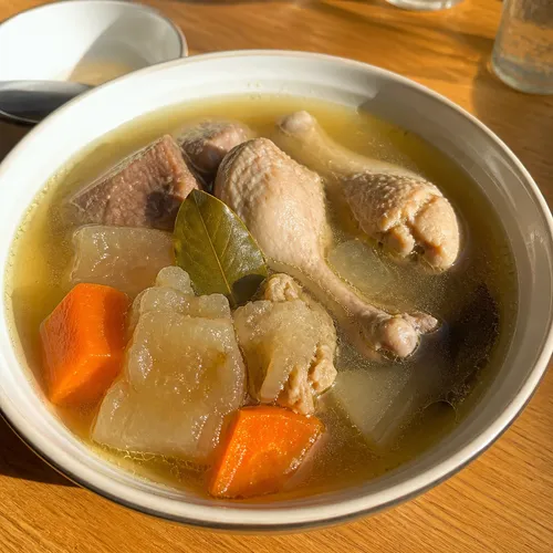 腸内環境を整える肉スープ