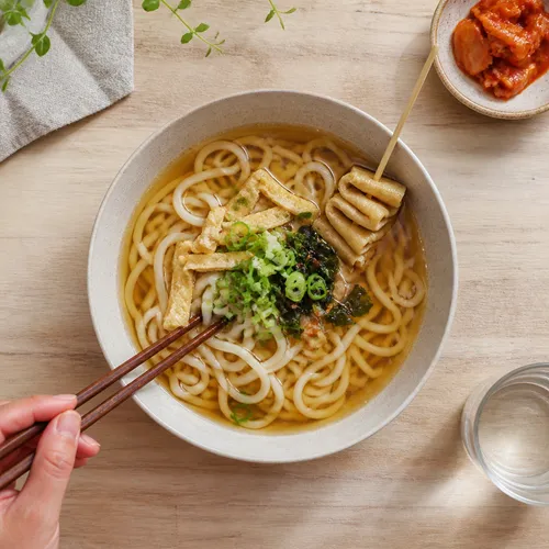 分食屋スタイルのうどんつゆとうどん