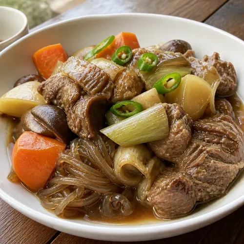 圧力鍋で作る豚スネ肉の煮込み
