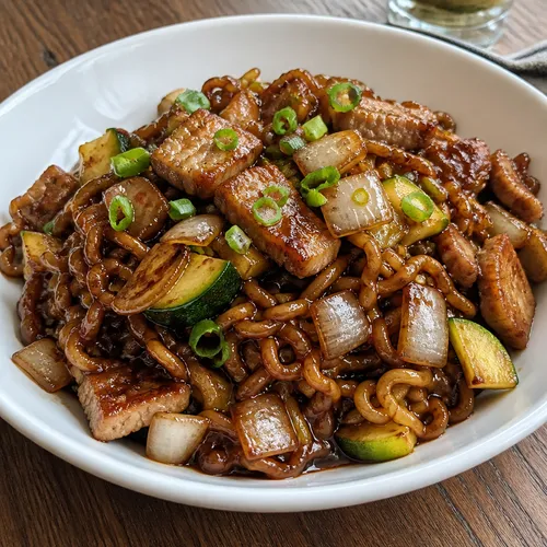 中華風ジャージャー麺風チャパゲティ