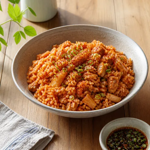 北韓式キムチご飯