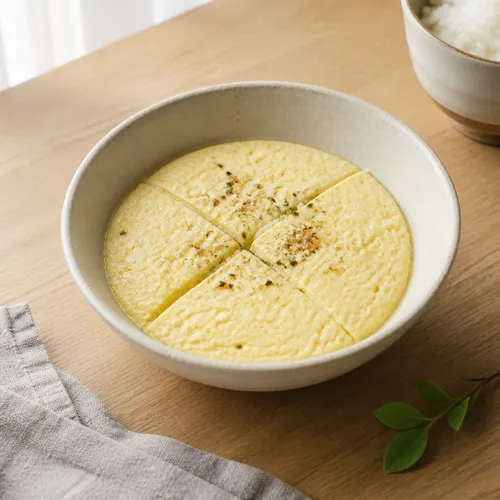 電子レンジで作る超簡単な幼児用卵蒸し